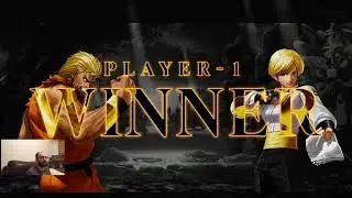 King of Fighters XIII arcade mode (button pressing sounds)