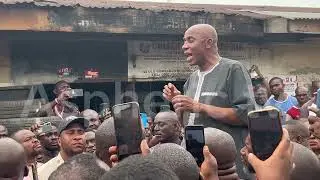 Port Harcourt Youth Jubilate as they saw Chibuike Amaechi walking around Diobu.