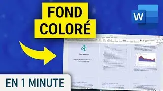 Mettre une couleur fond sur votre document Word