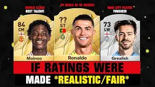 FIFA 25 | IF RATINGS Were Made REALISTIC/FAIR! (EA FC 25)! 😱🔥 ft. Ronaldo, Mainoo...