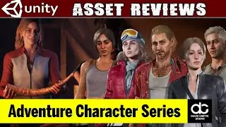 Unity Asset Reviews - Adventure Character Series from David Grette Studio