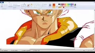 Drawing (GOGETA) IN PAINT: Dibujo de (GOGETA) EN PAINT