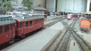 Trains HO et HOm : Trafic en gare de Lattes.wmv