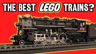 INCREDIBLE model trains made of LEGO?!?
