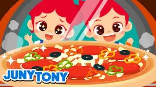 Canción de la Pizza | Canciones Deliciosas | Rica Pizza | Masa, Salsa, Queso | JunyTony en español