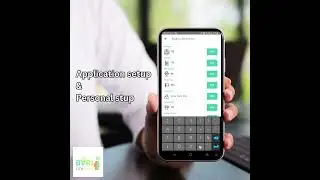 Application Setup & Personal Setup