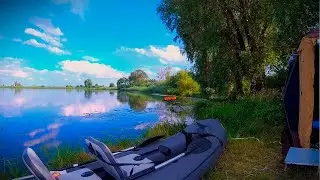 Жареный КАРАСЬ на природе. Рыбалка с ночёвкой р. ПРЕГОЛЯ