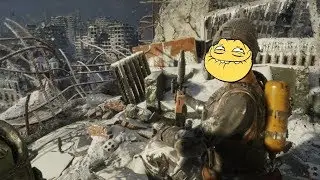 Metro Exodus! Артёмка пинает котёнка