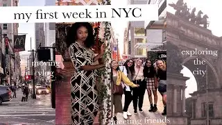 my first week in nyc | moving vlog!