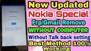 How to bypass FRP Lock Nokia 2.1 TA-1086