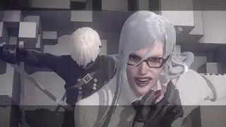 NieR:Automata but with Metal Gear Rising Revengeance music - Adam boss fight