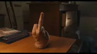 Вещь показывает фак!