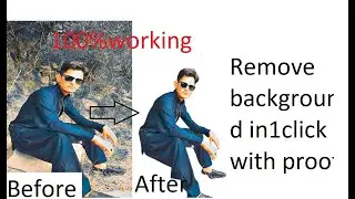 Photo Background Remove in Just 1 second 👌 background eraser