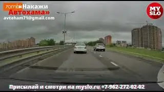На ул. Рязанской в Туле заметили бесстрашную малолитражку