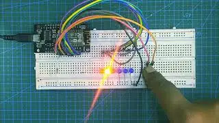 LED pattern with button control on ESP8266 : Tutorial