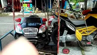 naik odong~odong. bahagia rasa hatiku