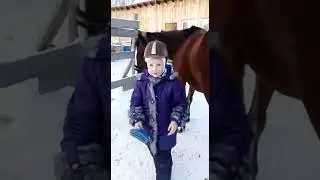 Настя Кравченко (конный клуб «Ночной ветер»), детские соревнования