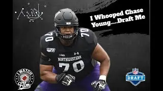 Rashawn Slater (Northwestern) Film Session || 2021 NFL Draft