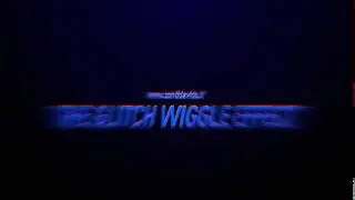 The glitch wiggle effect expression - After Effect Preview