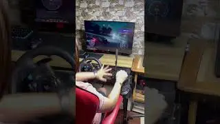 Need for Speed - Drifting Nissan #game #gaming #nfs #steeringwheel #drift #drifting #needforspeed