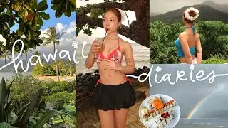 hot girl summer in hawaii 🐚 things to do, BEST food, ziplining, snorkeling, beach hopping