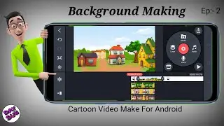 Ep:- 2 Background Making For Android | Cartoon Video | Cartoon Story | 2d Background Making Day Sun