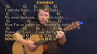 I Saw The Light (Hank Williams) Guitar Cover Lesson  with Chords/Lyrics - Country Feel