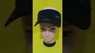 UNDER ARMOUR BLACK RENEGADE VISOR