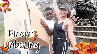 BALI OUTDOORS FIRE PIT UNBOXING | WE GOT A NEW FIRE PIT!