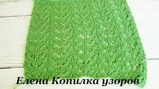 Вертикальные дорожки, узор спицами | Vertical tracks, knitting pattern
