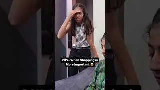 Pov- When Shopping Is More Important  😎😎 #shorts #funny #parislifestyle