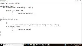 Solved: How to clear console screen (CMD screen) in Java?