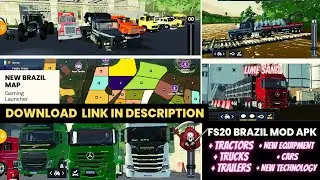 fs 20 brasileiro mod apk || fs 20 lite com mods brasileiros || fs20 brazil Map |Farming Simulator 20