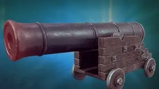 Cannon Asset Creation in Substance Painter - (3dm Promo)