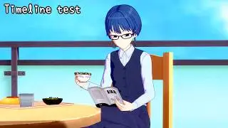 Timeline plugin test in Koikatsu with OCs
