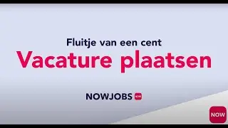 Hoe plaats je een vacature | NOWJOBS