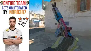 CS2 VirtusPro n0rb3r7 4 Quick M4A4 Kills vs RED Canids Dust2 ESL S20