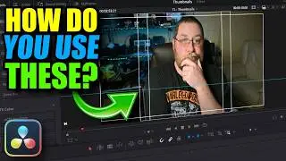 Quicker Split Screens, Zooms AND Placement with Guides & Safe Areas in Davinci Resolve!