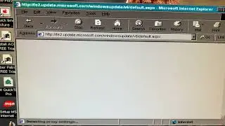 Windows 98 se update broken lol