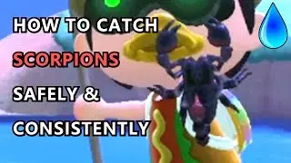 How To Catch Scorpions SAFELY and CONSISTENTLY - Animal Crossing: New Horizons Tutorial