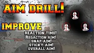 Aiming Drill! How To Get Better Aim In Call Of Duty: WW2!