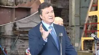 Президент Украины на ЧСЗ в Николаеве.avi