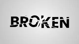 Broken Glass Text Effect in GIMP