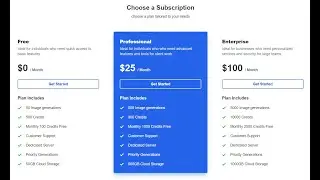 Pricing Design | Tailwind CSS