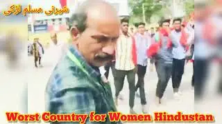HIJABI MUSLIM GIRL MUSKAN FROM INDIA HARRASSED | WORST COUNTRY FOR WOMEN AND MINORITIES IS INDIA