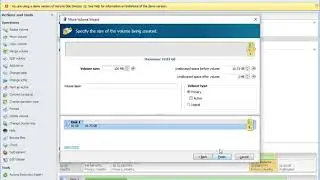 Acronis Disk Director - Move partition and extend the volume C: