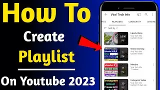 How to create playlist 2023 | Playlist kaise banaye 2023 | Playlist kaise banaye youtube par