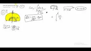 IPU LEET MECHANICS | CENTRE OF MASS OF SEMICIRULAR DSIC | IPU LEET STUDY POINT |IPU LEET 2021