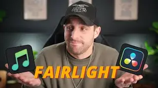 L'interface de l'onglet de Fairlight - DaVinci Resolve