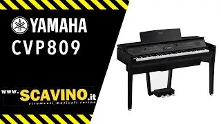 Massimo Scavino presenta il Yamaha CVP809 con la collaborazione di Marco Santonocito.